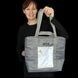 Shopper bag Svitashka Oxford reflective pockets Gray