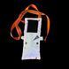 Handbag phone case with reflective abstraction Svitashka with removable strap