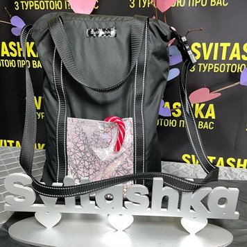 Sviatashka bag with reflective pockets, long and short handles