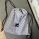 Светоотражающий рюкзак-мешок SviPashka Синие Буквы черные ручки 197 фото 1
