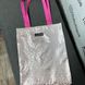 Svitashka reflective shopper bag Web on the button pink handles